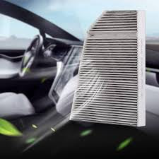 Model X Cabin Filter Installed