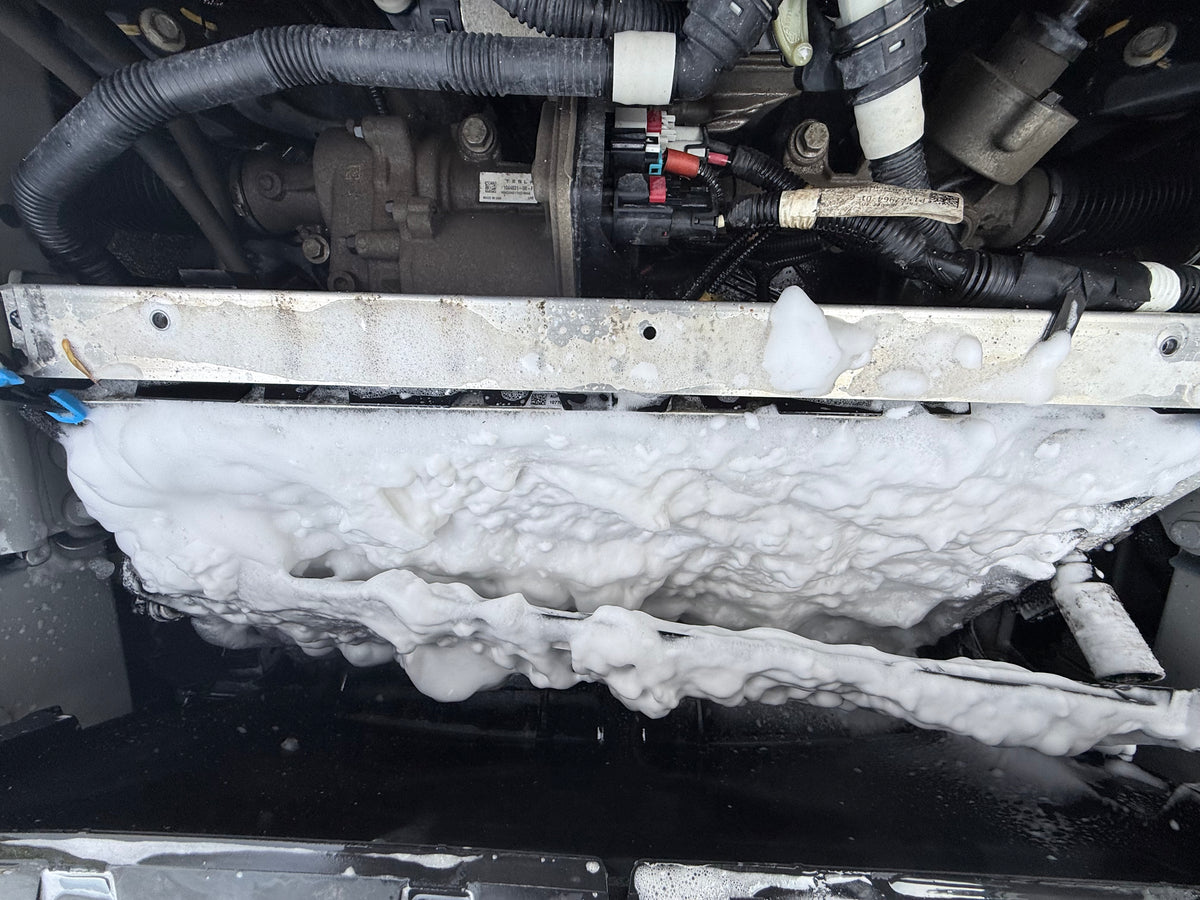 Model 3/Y Radiator Cleaning at Supercharger