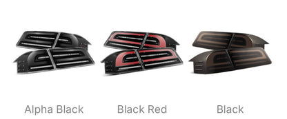 Model S Alpharex LUXX-Series Tail Light with Installtion