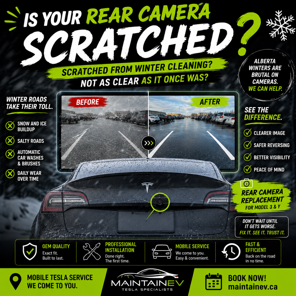 Model 3/Y Rear Camera Replacement