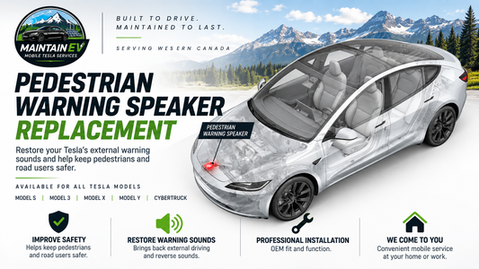 Pedestrian Warning Speaker Install
