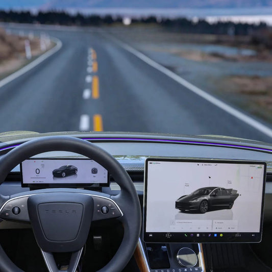 Model 3/Y 10″ Rectangular Instrument Cluster Installed