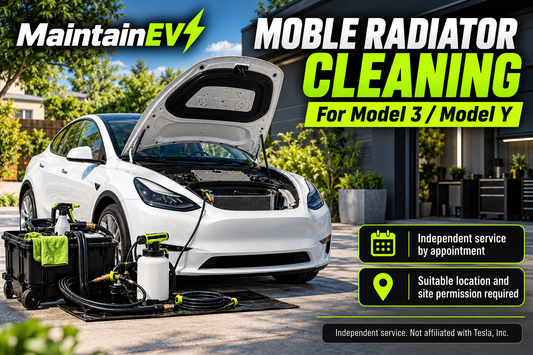 MaintainEV Mobile Radiator Cleaning for Model 3/Y